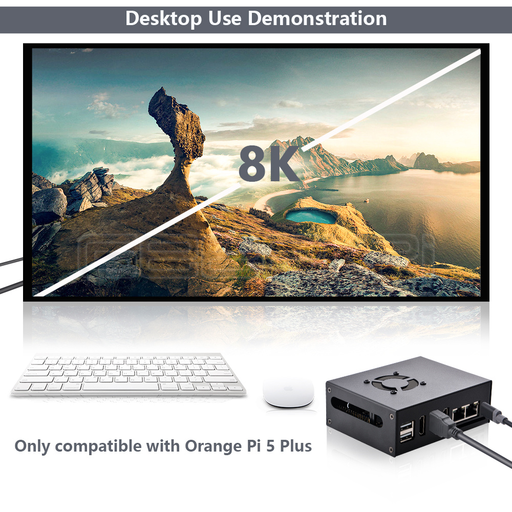GeeekPi Orange Pi 5 Plus Case  - огляд і ціна Orange Pi 5 Plus 32Gb
